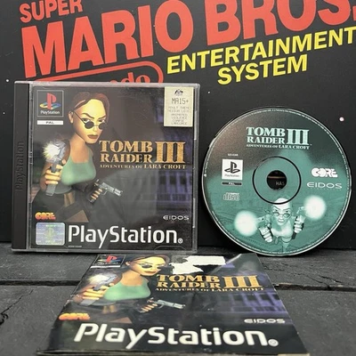 Tomb Raider 3 W.Manual Playstation PS1 PAL VGC TESTED FREE TRACKED POSTAGE - Image 1 of 4