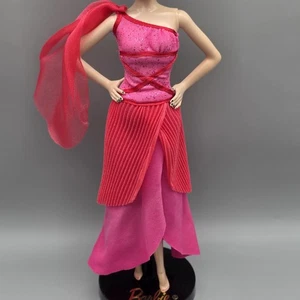 DRESS BARBIE DIAMOND CASTLE MUSE PINK GLITTER GOWN FASHION DOLL CLOTHES - Picture 1 of 8