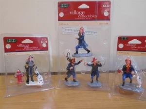 Lemax - Menge 5 Feuerwehrmann Thema Zubehör - MIB - kostenloser Versand - Bild 1 von 1