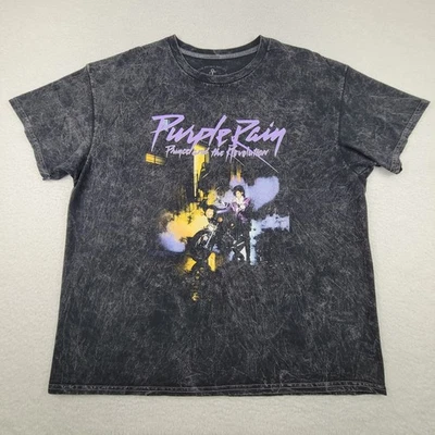 Camisa de Lluvia Prince Púrpura Para Hombres XL Camiseta Gráfica Paisley Park Banda de Música Rock Foto 1 de 4