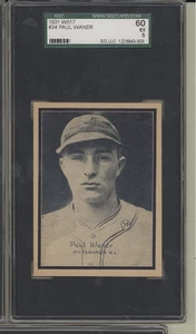 1931 W517 #34 Paul Waner Pittsburgh Pirates HOF NAVY BLUE VARIATION SGC 5 - Picture 1 of 2