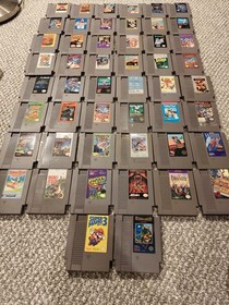 Enorme Lote de 50 Juegos NES Super Mario 3 Dr Mario Rescue Rangers Commando Shadowgate