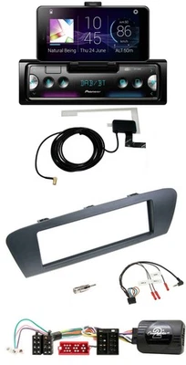 Pioneer DAB Bluetooth Lenkrad USB Autoradio für Renault Grand Scenic ISO ab 2009 - Bild 1 von 4