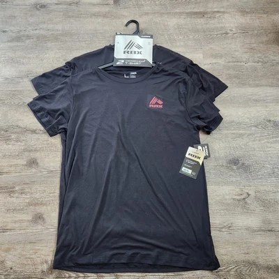 Paquete de 2 camisetas grandes RBX negras para hombre ropa deportiva de salón  Foto 1 de 4