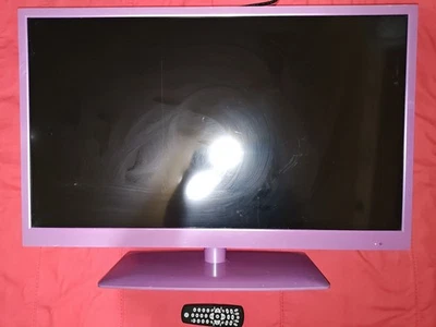 Purple 32 Inch Flat Screen TV - Image 1 of 4