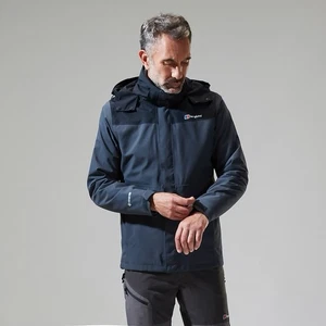 Berghaus Hillwalker Gore-Tex Interactive Jacket Windbreaker Dark Grey Mens Sz L - Picture 1 of 12