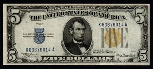 1934A $5 NORTH AFRICA VF+/XF WWII EMERGENCY ISSUE Silver Certificate! - Picture 1 of 2