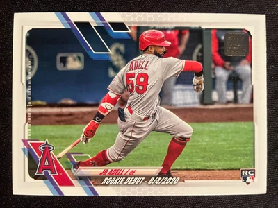 Jo ADELL RC 2021 Topps Update Series #US44 Los Angeles Angels - Image 1 of 2