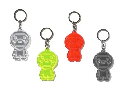 A BATHING APE Men's Goods BABY MILO REFLECTIVE KEYCHAIN 2L20182003 r - Image 1 of 4