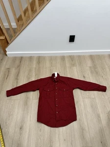 Neu mit Etikett CC Filson Herren 100 % Wolle Hemd Overshirt in Rot Puppytooth Small Hergestellt in den USA - Bild 1 von 13