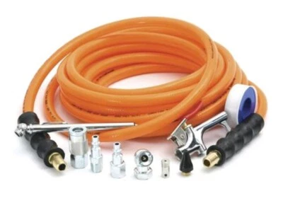 Avagard 3/8" x 25' PVC Air Hose Kit - 10 Piece