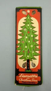c 1920 SILVER TINSEL Icicles Box LAMETTA for CHRISTMAS TREES Germany Antique - Picture 1 of 10