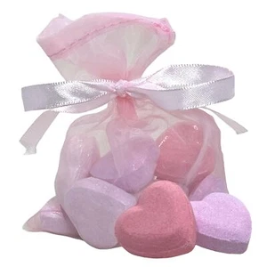 Sprudelnde Badeherzen 10 Stück Luxus Badebomben Set Entspannendes Aroma Hautp... - Bild 1 von 9