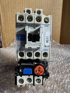 Mitsubishi Magnetic Contactor S-N10 w/ Thermal Overload Relay TH-N12KP - Picture 1 of 6