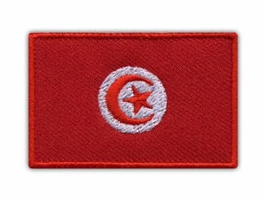 Flagge Von Tunesien Aufnäher / Abzeichen Bestickt - Picture 1 of 1