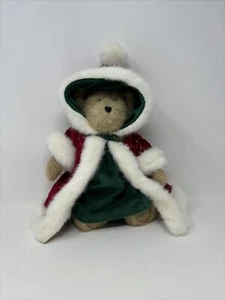 VTG 2002 Boyds Bear Yankee Candle Holly Bearybright Christmas Bear Red Cape HTF - Bild 1 von 13