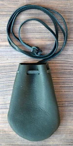 Handmade Deerskin Leather Medicine Pouch - Plain and Fringed Styles - Picture 1 of 57