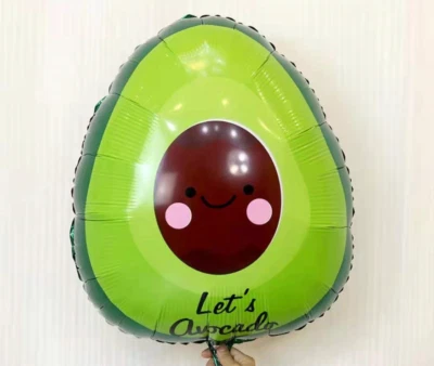 Avocado Balloon Tropical Wine Birthday Party Decoration Helium/Air Large — 第 1/4 张图片