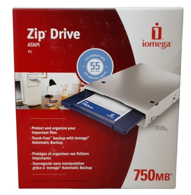 Iomega 750MB Zip Drive 3.5" Internal ATAPI IDE Beige - Brand New Sealed - Image 1 of 4