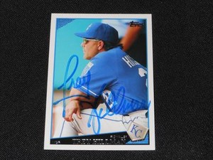 Kansas City Royals Trey Hillman Signed 2009 Topps Autograph Card #74  TOUGH 922
