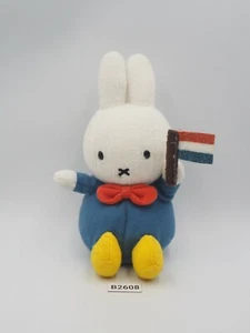 Miffy B2608 Rabbit Bunny Blue Huis Ten Bosch Sekiguchi Plush 6" Toy Doll japan - Picture 1 of 7