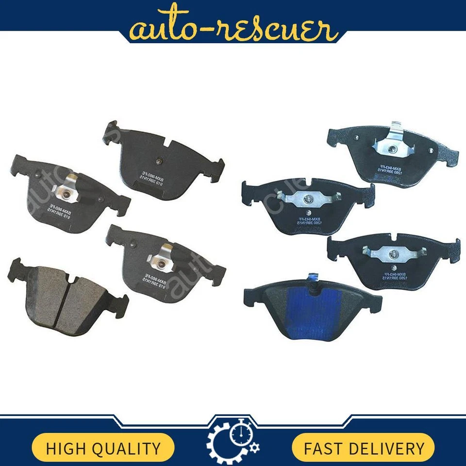 Juego de 2 pastillas de freno de disco delanteras traseras STOP BY BENDIX para BMW 645Ci 2004 a 2005 Foto 1 de 3