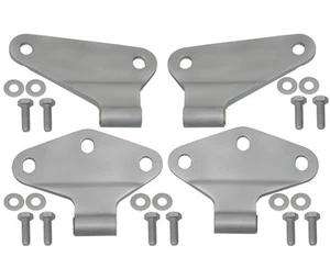 Body Door Hinge Set 4 pc 2 Dr Sandblasted for Jeep Wrangler JK 2007-2018 40580 - Bild 1 von 2