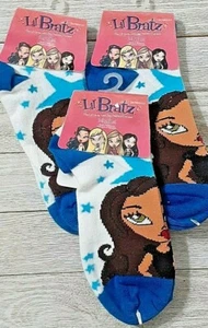 Bratz Socks 3 Pair Girls Size 6-8.5 - Picture 1 of 2
