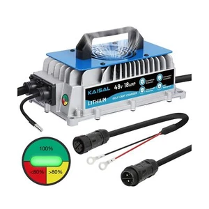 Lithium Battery Charger 48 Volt/58.4V 18A for 48V (51.2V) LiFePO4 Battery 125... - Picture 1 of 9