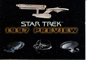 STAR TREK 1997 PREVIEW SKYBOX PROMO CARD NO NUMBER - Picture 1 of 1