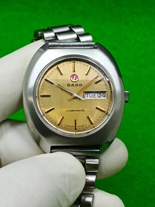 vintage RADO COMPANION watch Automatic 17 Jewels Day / Date Indicator - Picture 1 of 15