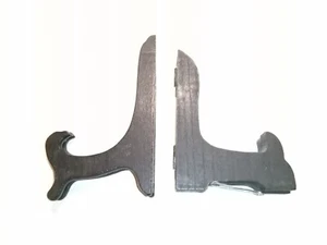 2 - Vintage Schwarz Holz Klappbar Klappbar Bilderrahmen Halter - 5 & 6 Zoll - Bild 1 von 7