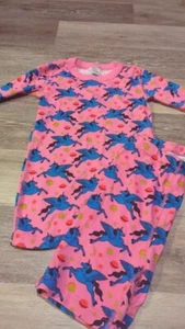 Hanna Anderson girls size 14 2 piece unicorn summer pajama set - Picture 1 of 4