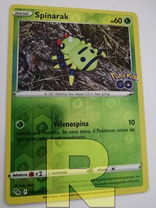 Spinarak ® Pokemon GO 006/078 ® Reverse Holo Foil ® Pokemon ® Italiano - Picture 1 of 1