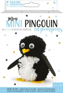 Kit Pompon Attività Manuali Pinguino - Foto 1 di 2