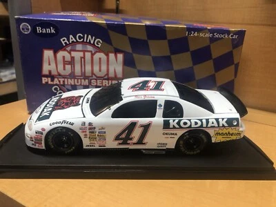 Steve Grissom 1998 Kodiak Nascar 1/24 Diecast Acción Negro Ventana Banco Chevy Foto 1 de 4