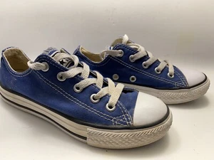 Converse All Stars - Youth Royal Blue Oxford Shoe - Sz 13 Lightly Worn - Picture 1 of 7