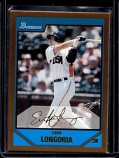 2007 Bowman Draft Prospects Futures Game Gold Evan Longoria #BDPP99