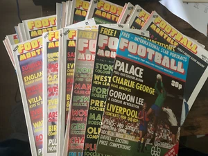 Revistas mensuales de fútbol años 70 años 70 PUBLICACIÓN GRATUITA DEL REINO UNIDO - elige del menú - Imagen 1 de 86