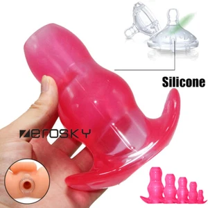 NEW Anal Washing Colon Rectum Cleaner Silicone Dilator hollow enema Health care - Picture 1 of 17