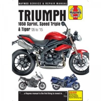 Triumph 1050 Sprint, Speed Triple und Tiger (05-15) Reparaturanleitung Haynes - Bild 1 von 4