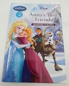 Disney Learning Frozen Anna's Best Friends Hardcover Kids Story Book Level 2 - Picture 1 of 3