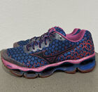 Mizuno Womens Wave Prophecy 3 Blue Pink Athletic Running Shoes Sneakers Size 8