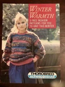 Thorobred Scheepjeswol Winter Warmth Knitting Patterns Design & Instructions - Picture 1 of 14
