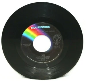 MCA-40161 Records 7" Inch Cher Dark Lady & 2 People Clinging To A Thread Vintage - Picture 1 of 4