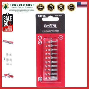 Durable 10pc Torx Plus IPR Tamper-Proof Security Bit Set - Precision Machined - Picture 1 of 7
