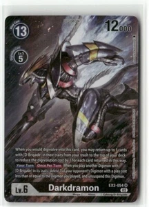 Darkdramon Alternate Art EX3-054 SR - Draconic Roar - Digimon TCG NM - Picture 1 of 2