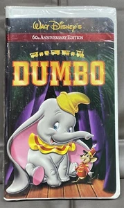 Walt Disney’s Dumbo VHS, 60th Anniversary Edition New And Sealed Clamshell - Picture 1 of 6
