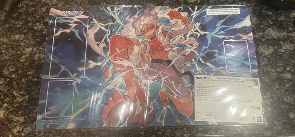 One Piece Luffy Gear 5 Official Playmat Bandai Card Games Fest 23-24