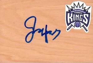 Sacramento Kings Jason Thompson Signed Floorboard COA - Picture 1 of 1